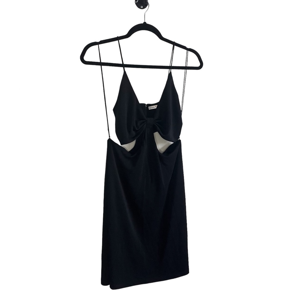 Alice + Olivia Havana Cutout Black Mini Dress - Picture 5 of 6